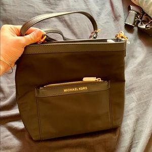 MICHAEL Michael Kors Med Morgan Black Nylon
